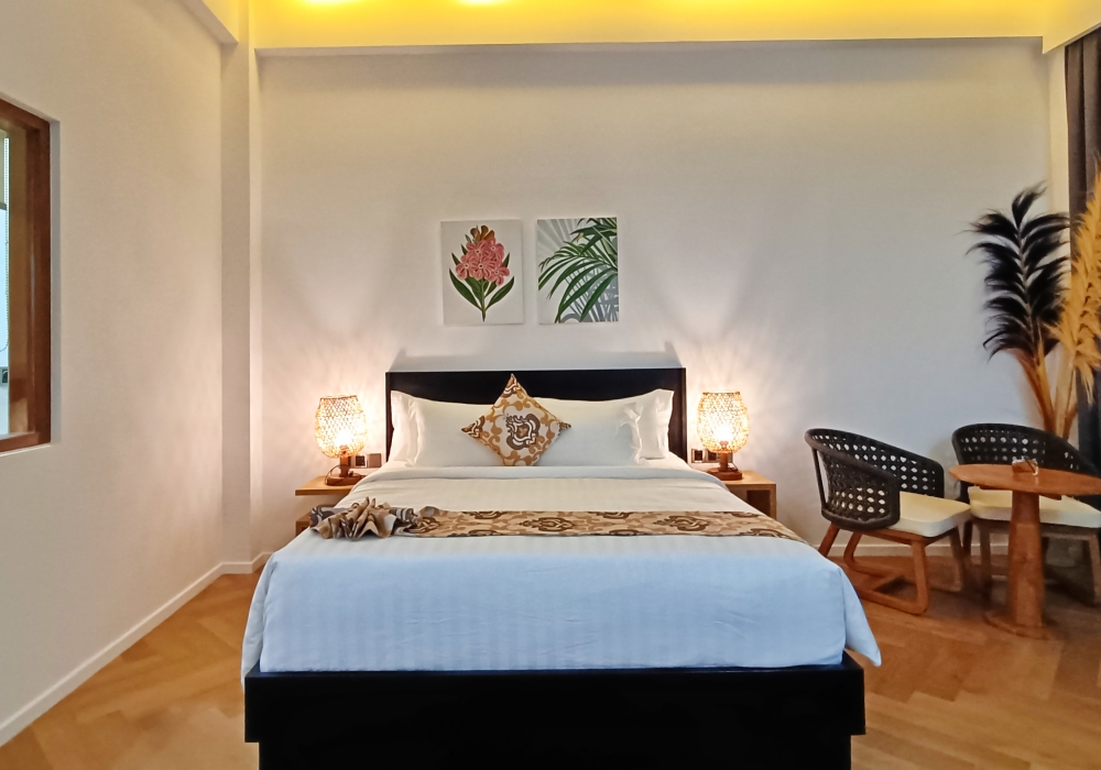 Interior view of deluxe