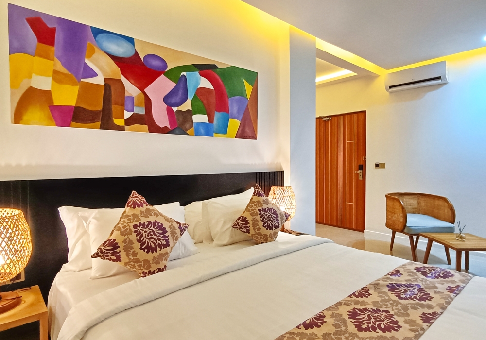 Interior view of deluxe