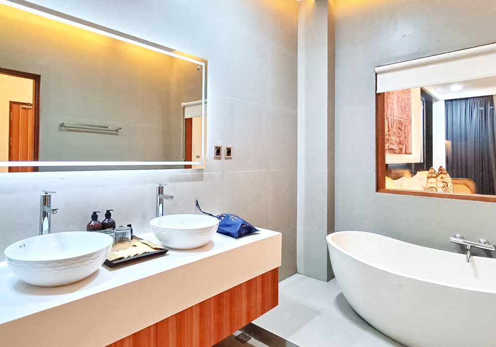 Interior view of deluxe